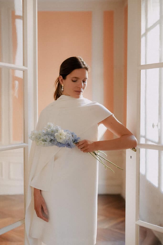 Étole de mariée Lilou