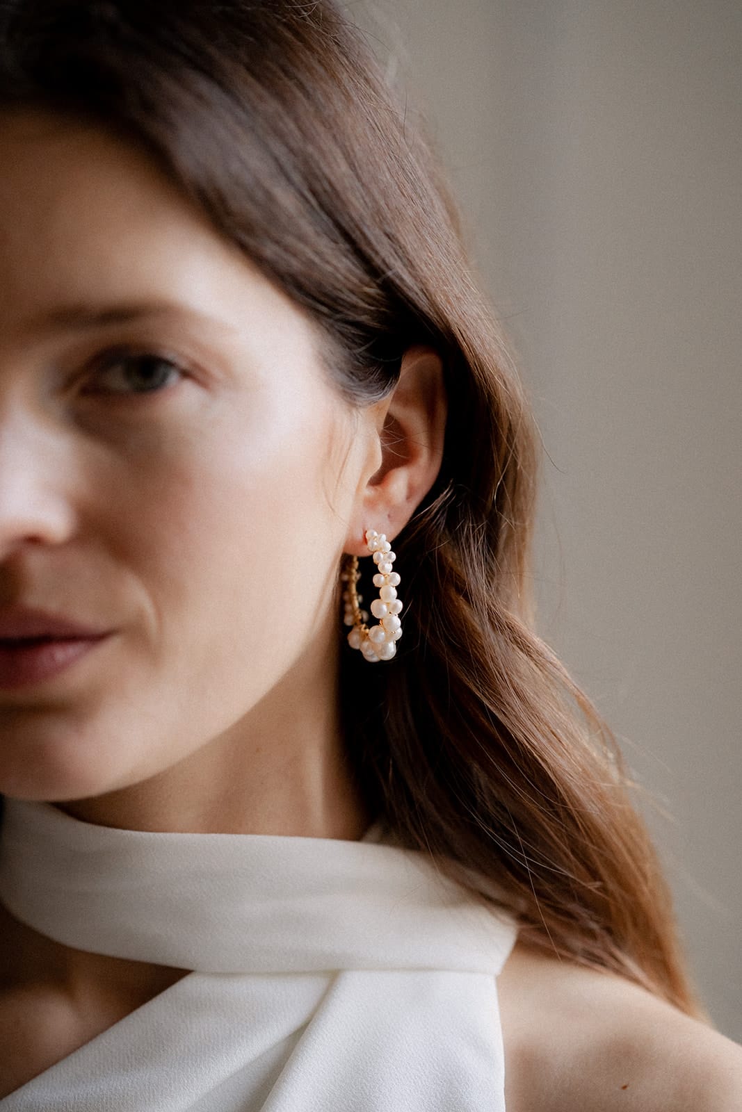 Boucles d'oreilles de mariage CHARLOTTE - Anne de Lafforest