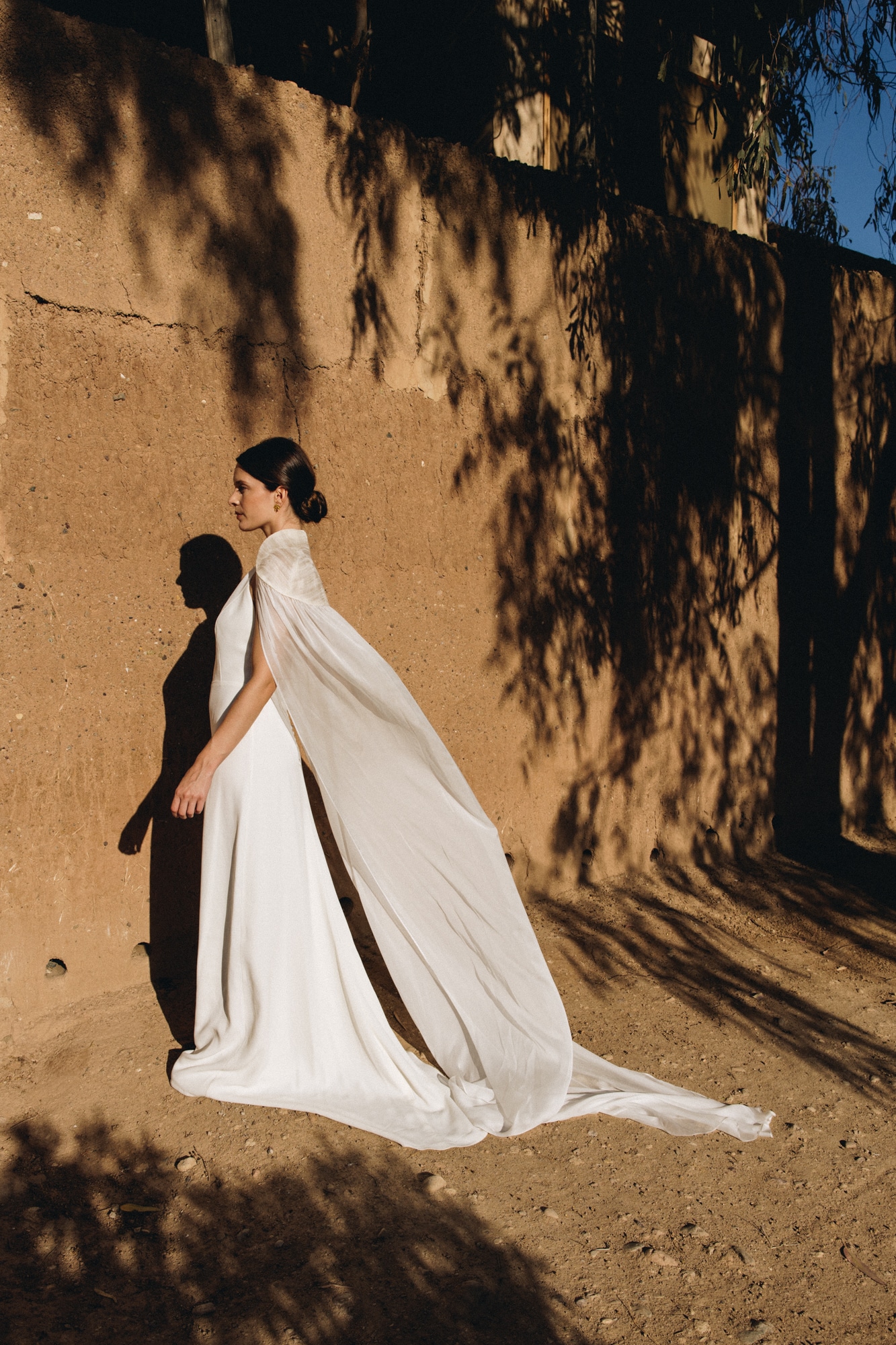 robe de mariée fluide en mouvement – élégance naturelle et tombé parfait